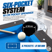 Thumbnail for Milano Italy 8FT Billiard Table with Accuslate Playing Surface ES-BT181A58