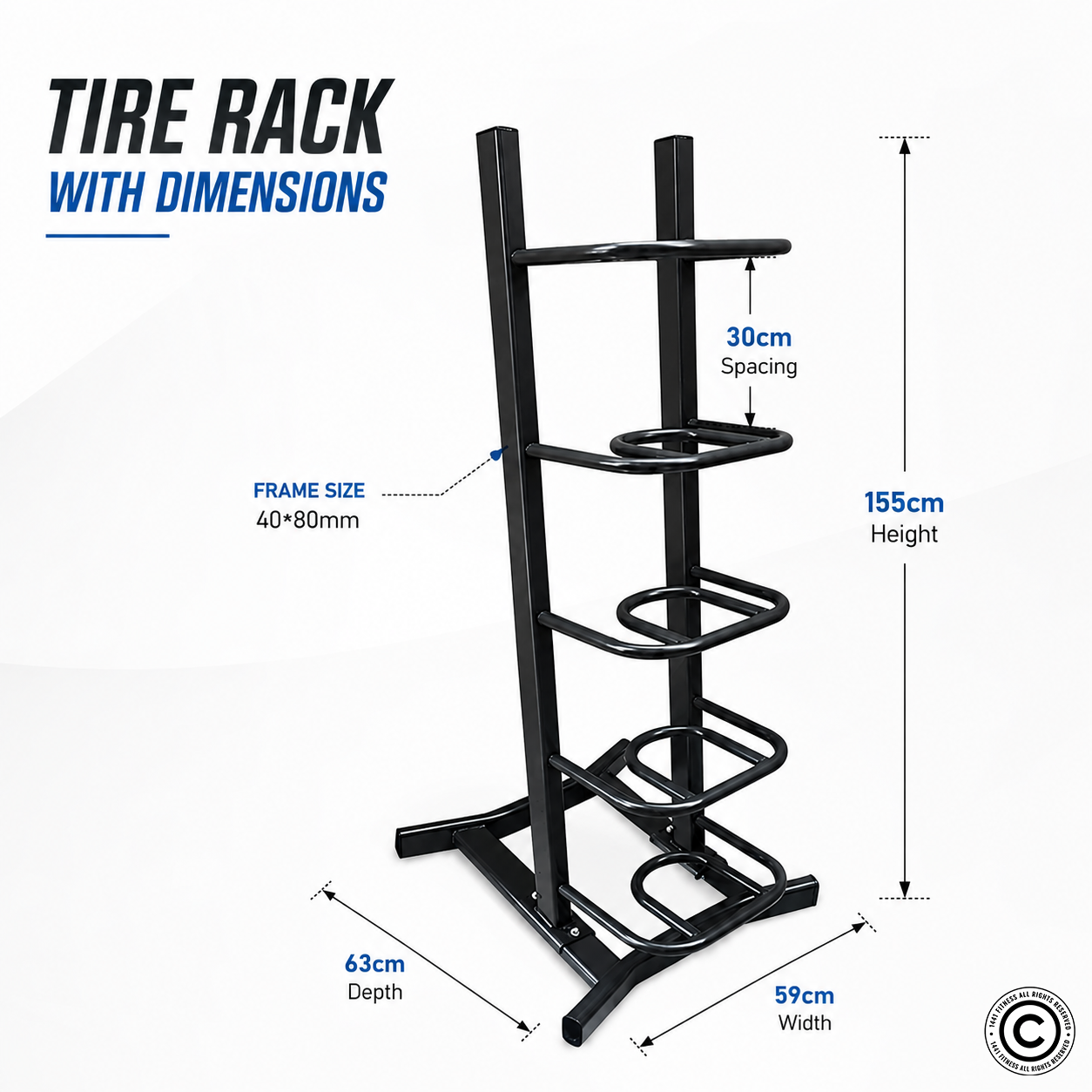 1441 Fitness 5 Pc Sand Bag Rack