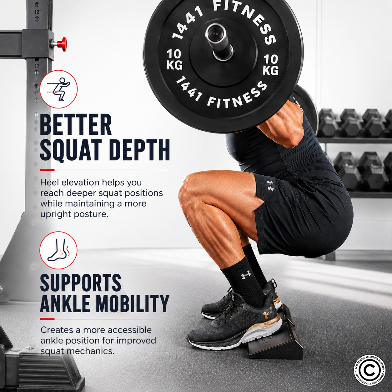 1441 Fitness Squat Wedge Block