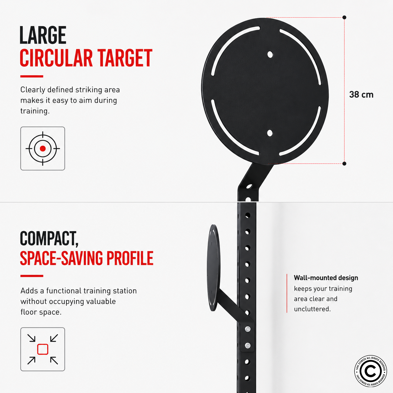 1441 Fitness Single Wall Ball Target