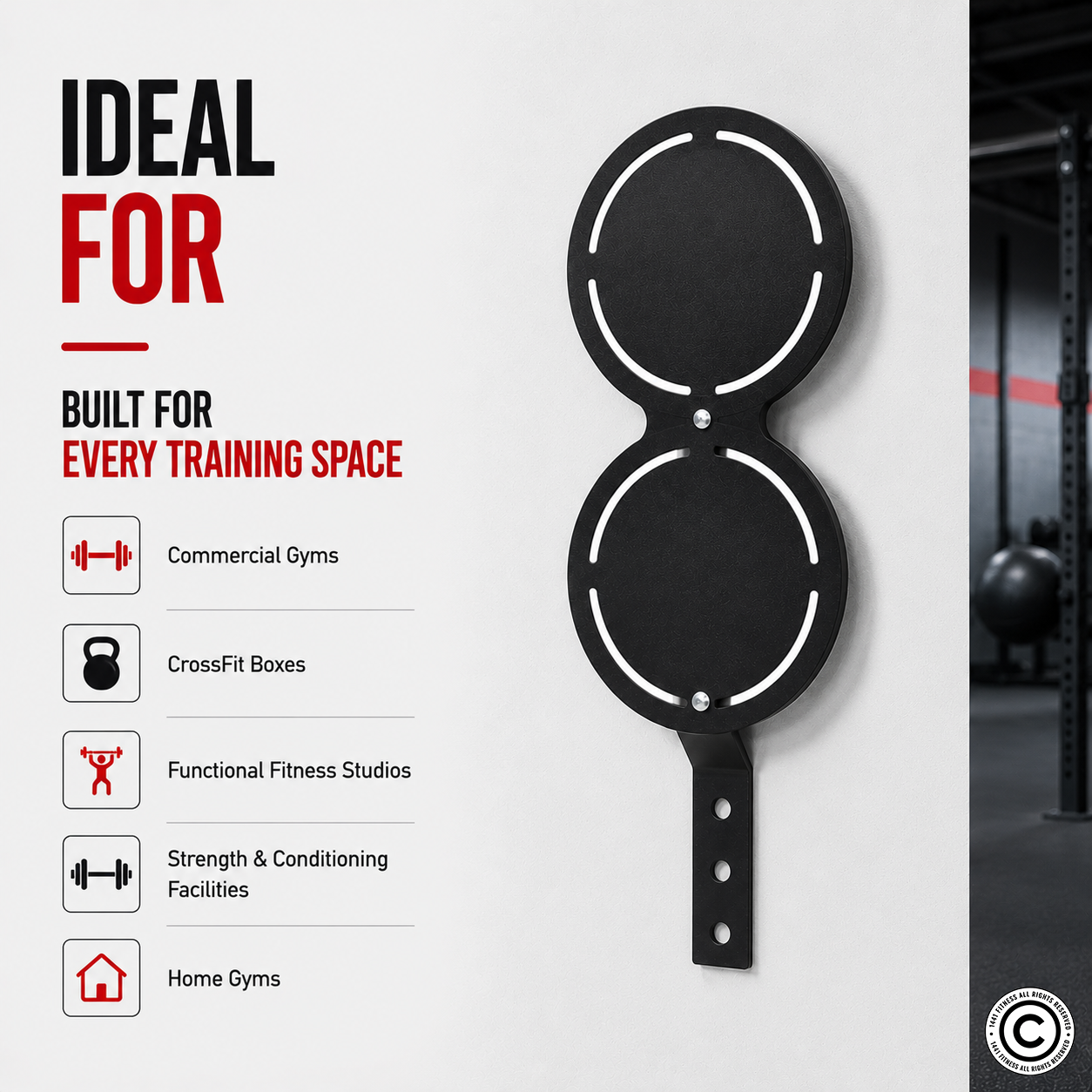 1441 Fitness Dual Wall Ball Target