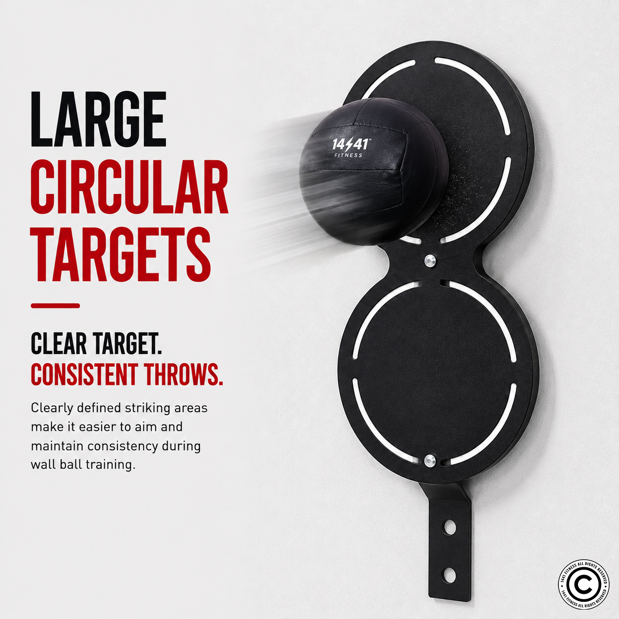 1441 Fitness Dual Wall Ball Target