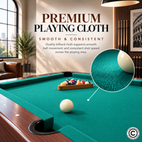 Thumbnail for Roma Italy 8FT Non-KD Billiard Table with Accuslate Surface HBT181D02S2