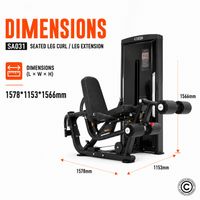 Thumbnail for Insight Fitness Prone Leg Curl & Leg Extension - SA031