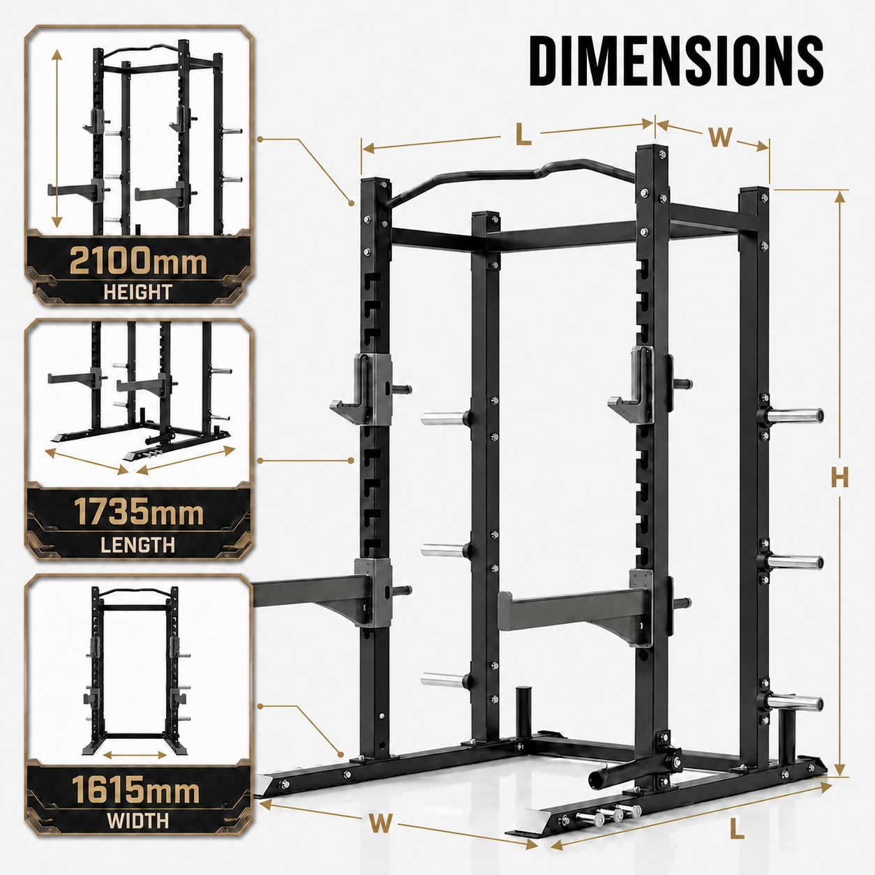 Insight Fitness Squat Rack - BS018