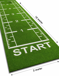 Thumbnail for Sled Track Grass with Marking - 10 x 2 Meters (Green)