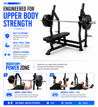 Thumbnail for Insight Fitness Flat Olympic Bench - DR004