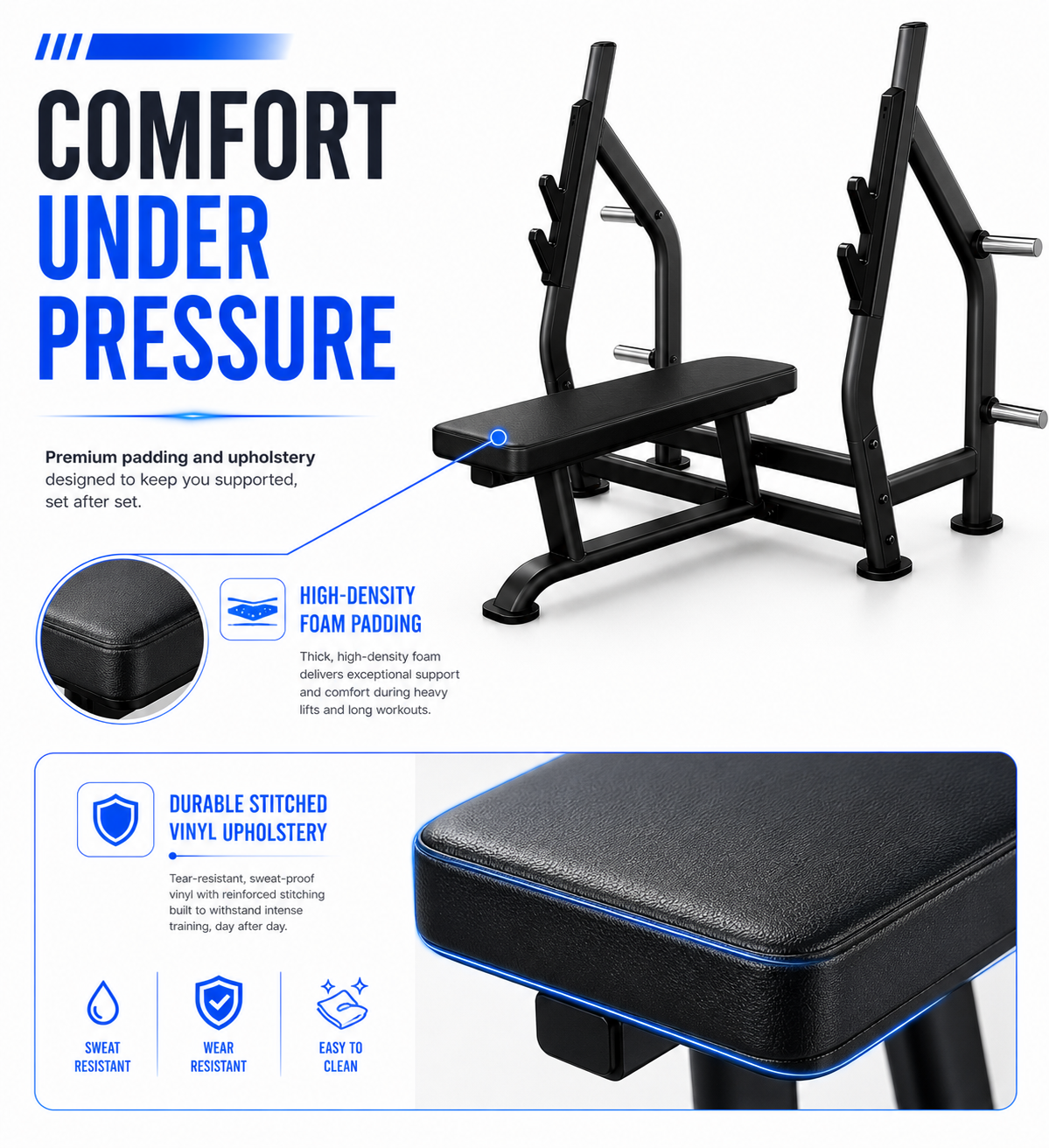Insight Fitness Flat Olympic Bench - DR004