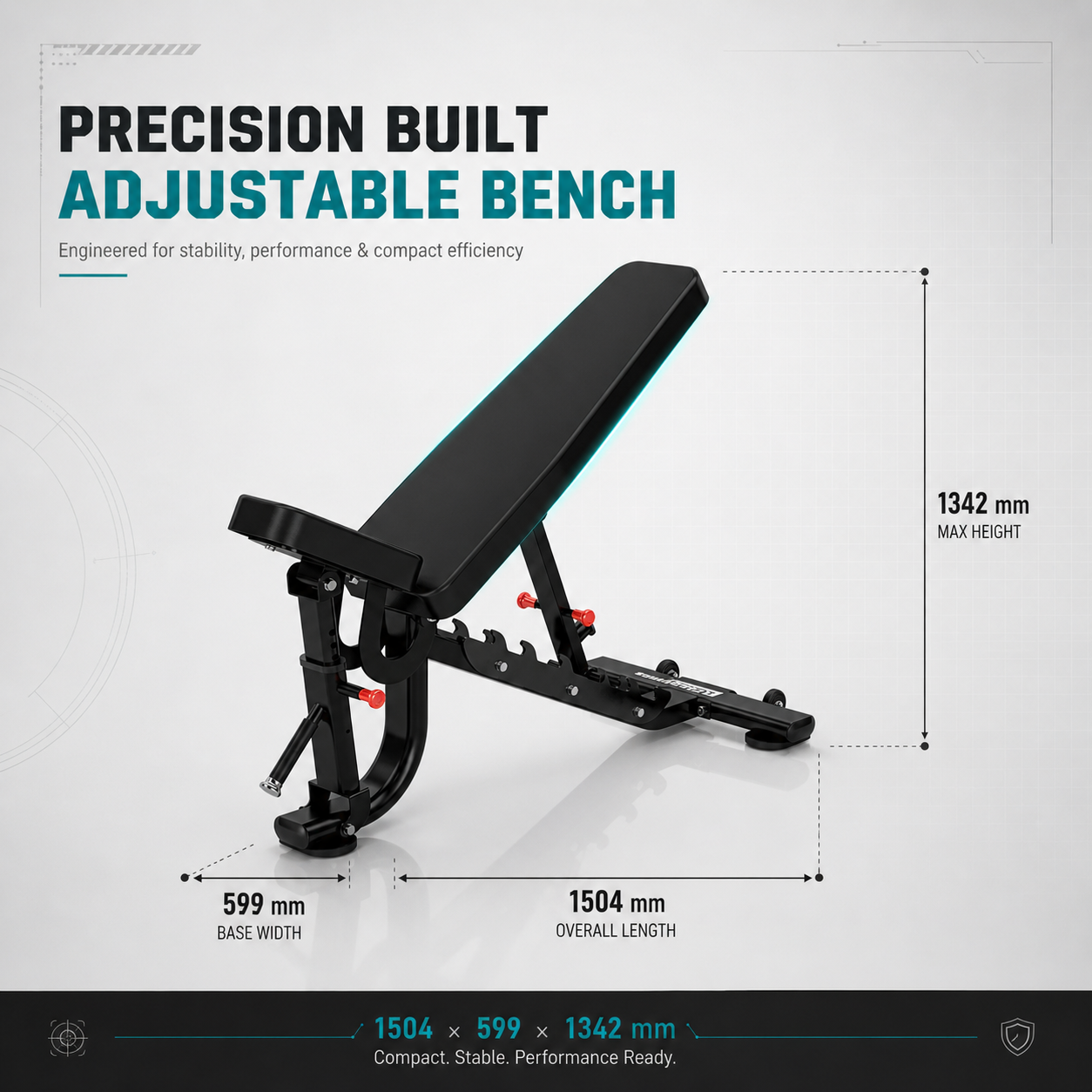 Insight Fitness Adjustable Bench - DR034