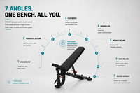 Thumbnail for Insight Fitness Adjustable Bench - DR034