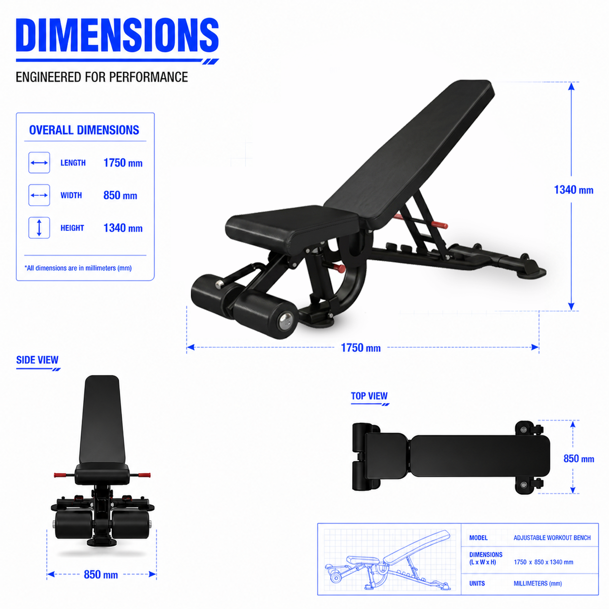 Insight Fitness Super FID Bench - BS020