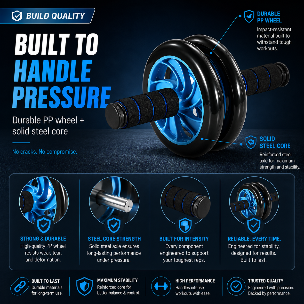 Ab Wheel with Reverse Resistance - 41FWG178