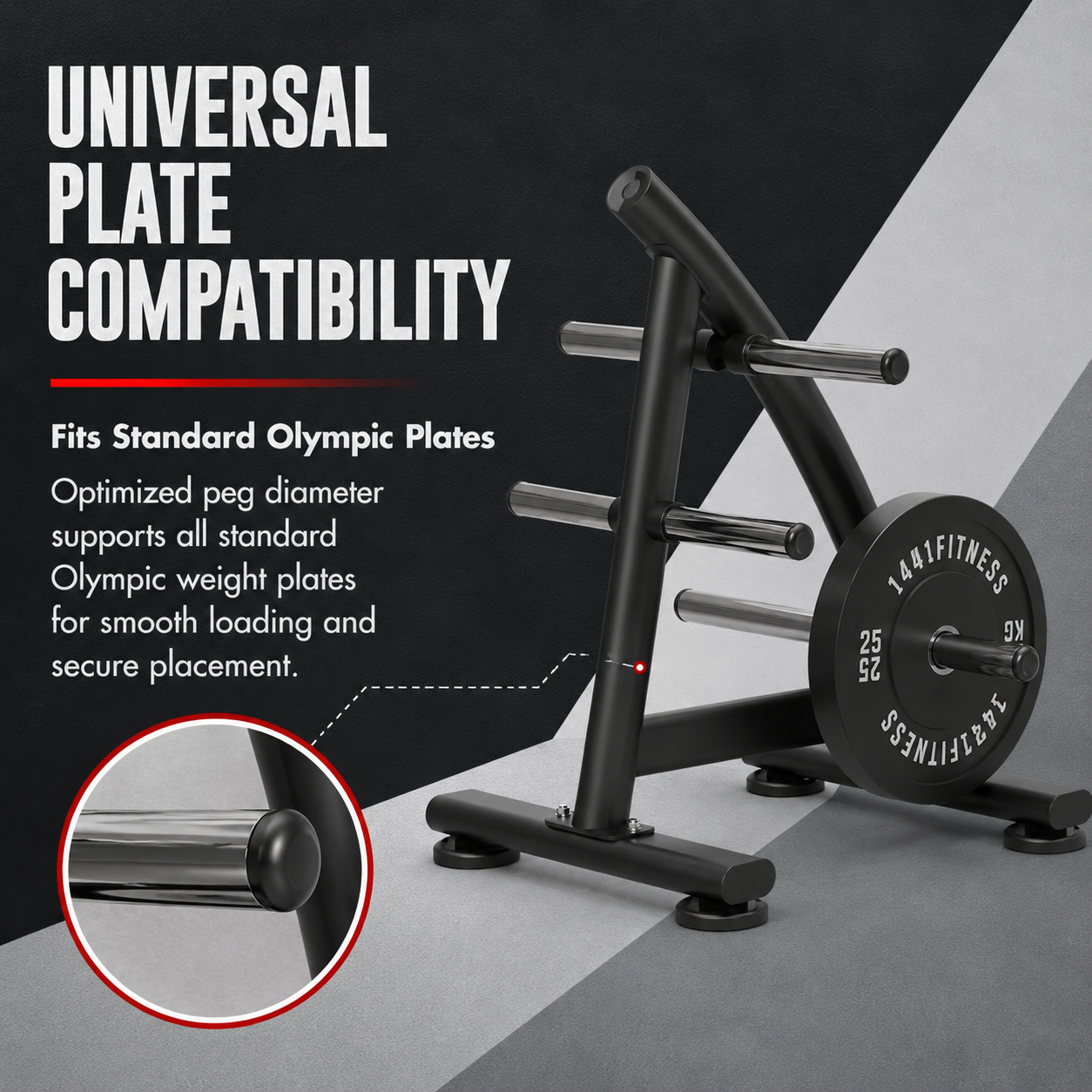 1441 Fitness Olympic Plate Tree