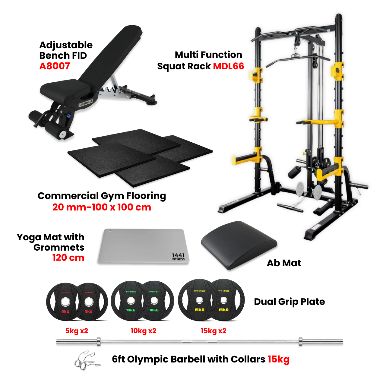 Beginner Home Gym Package #1B