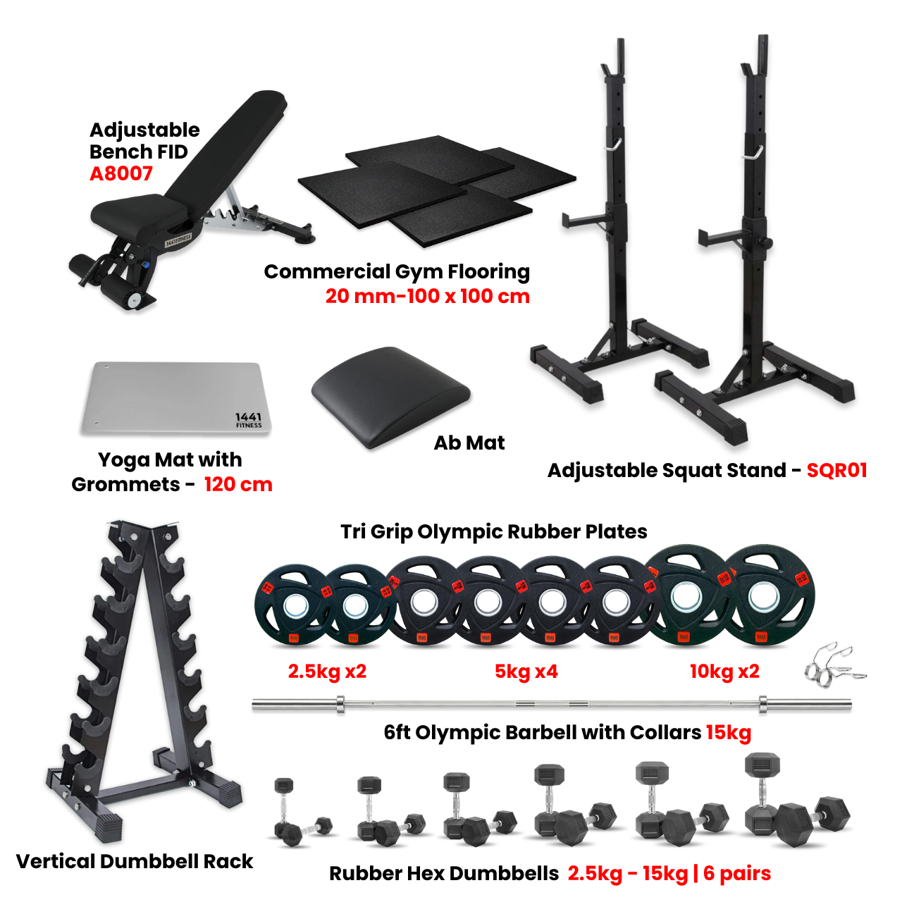 Beginner Home Gym Package #2A