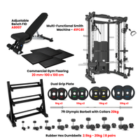 Thumbnail for 41fC81 Multi Function Smith Machine Home Gym Bundle Offer  - PRO3
