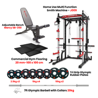 Thumbnail for J009 Multi Function Rack Combo with Plate Set Bench and Flooring - Bundle Offer