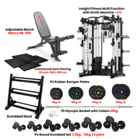 Thumbnail for Insight Fitness C5 Multi Function Smith Machine Home Gym Bundle Offer  - PRO6
