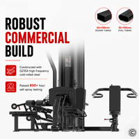 Thumbnail for Insight Fitness 3 Station Multi Gym BS004 with Leg Press Attachment BS004LP