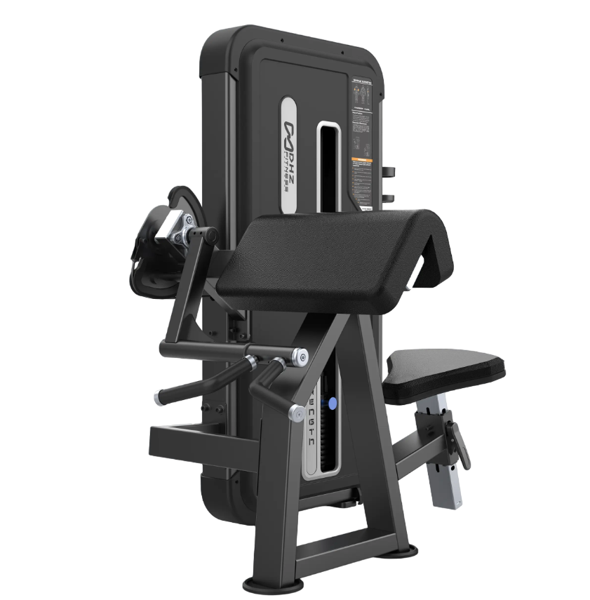 DHZ Fitness Biceps Curl - U3030A with visible branding on a white background