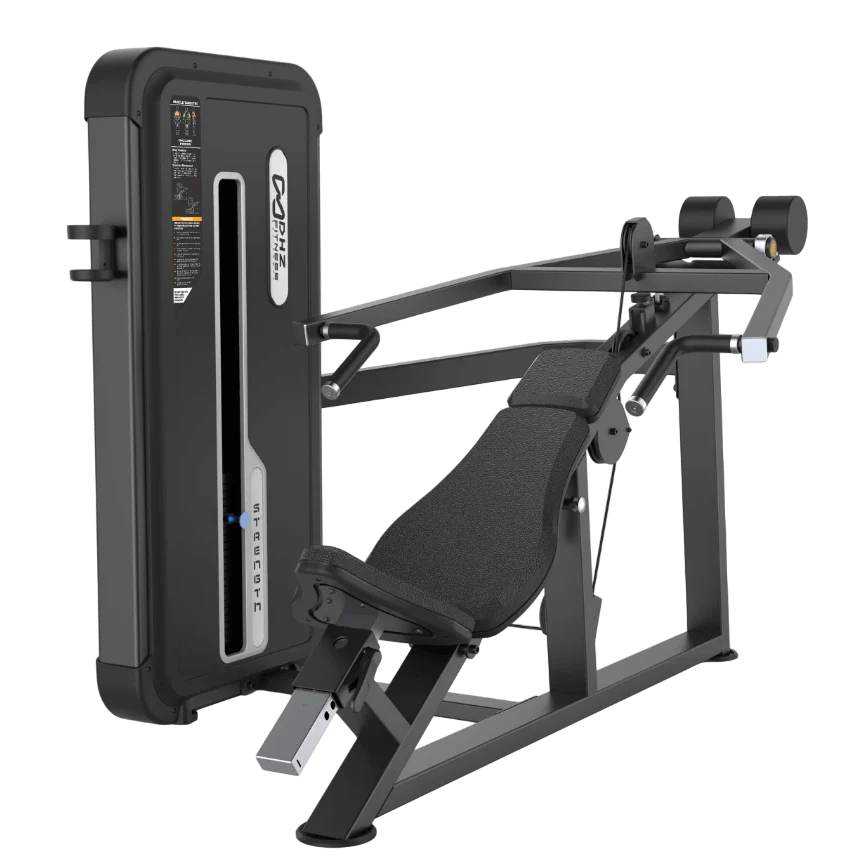DHZ Fitness Incline Press - U3013 black and gray design on a white background