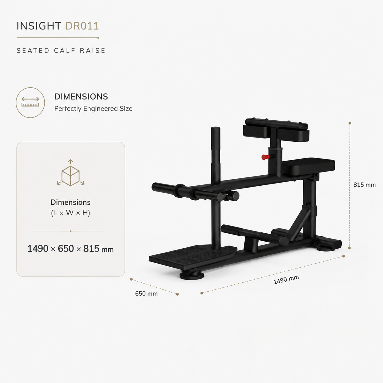Insight Fitness Seated Calf Raise - DR011