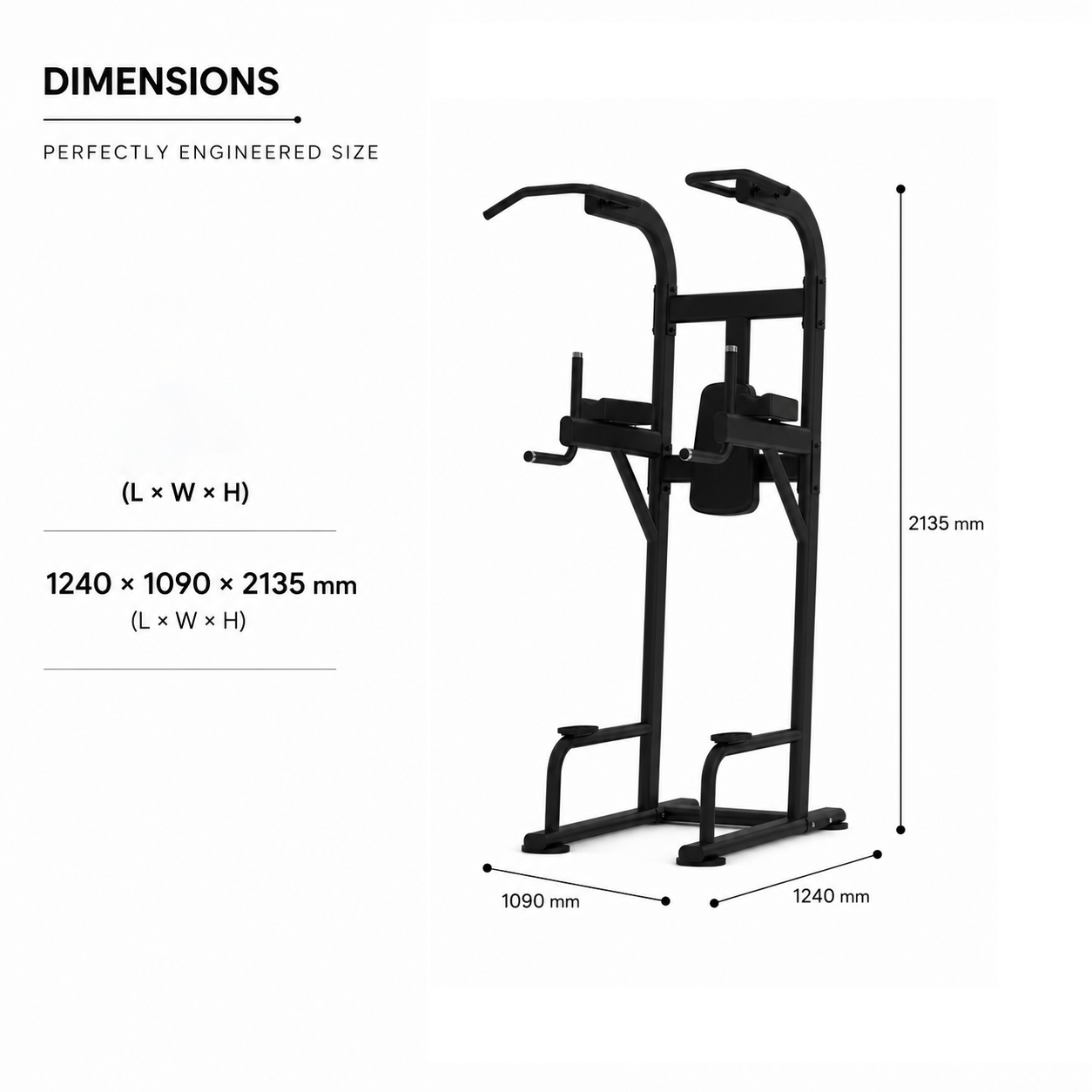 Insight Fitness Vertical Knee Rise / Dip - DR008