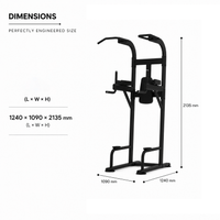Thumbnail for Insight Fitness Vertical Knee Rise / Dip - DR008