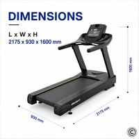 Thumbnail for Insight Fitness Commercial Treadmill - CT3000
