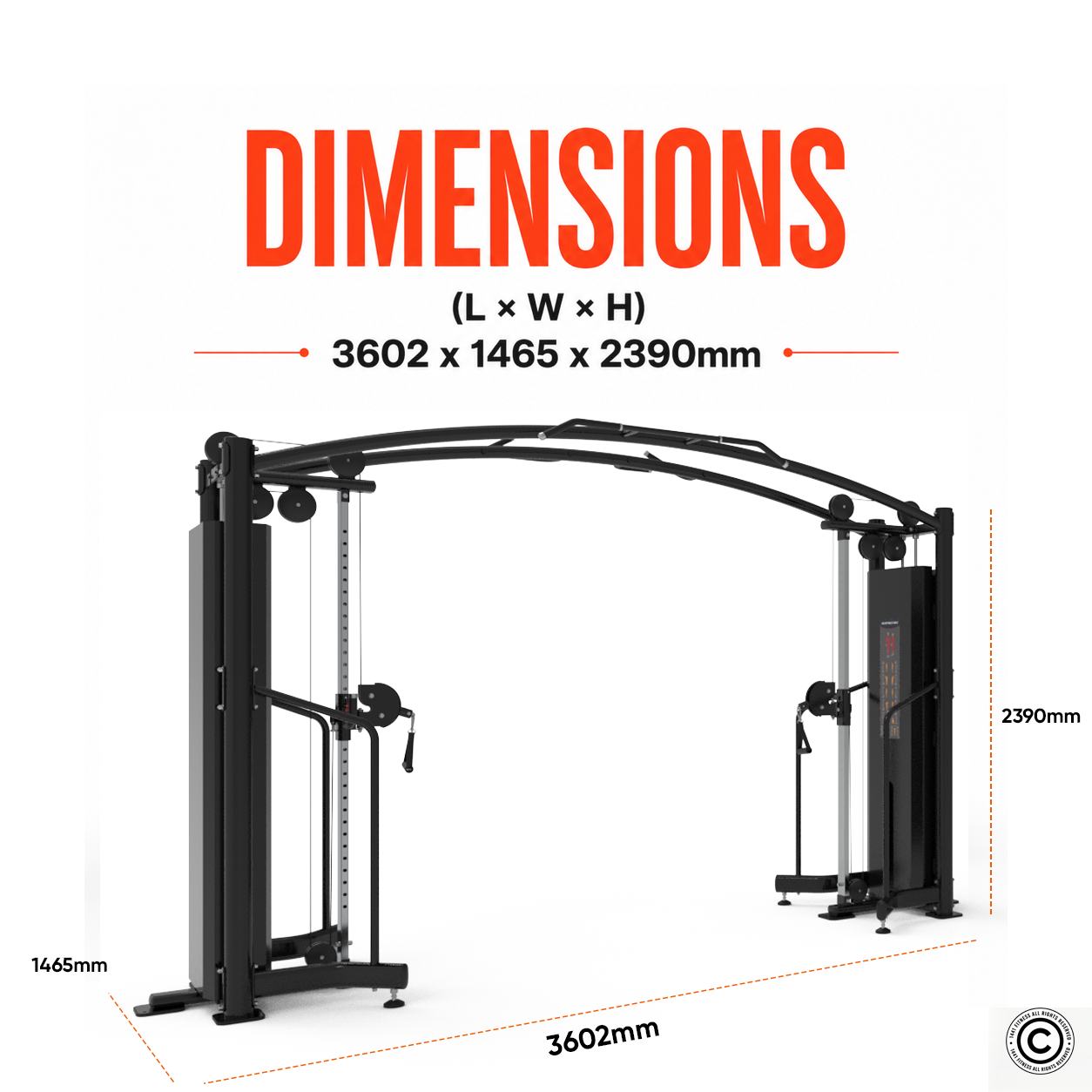 Insight Fitness SA Series Cable Crossover - SA022