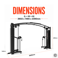 Thumbnail for Insight Fitness SA Series Cable Crossover - SA022