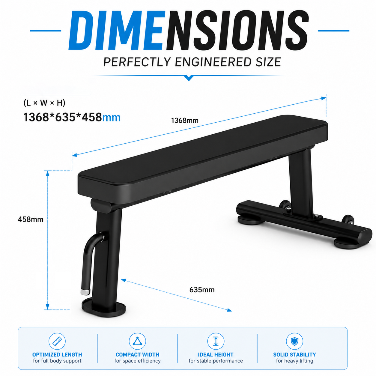 Insight Fitness Flat Bench - DR014
