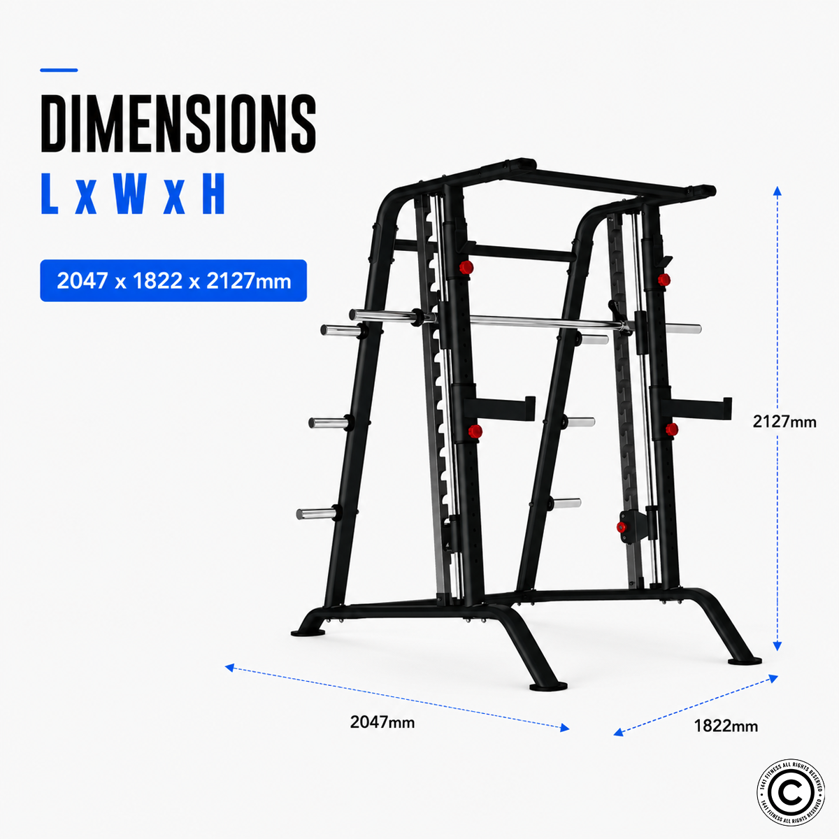 Insight Fitness Smith Machine & Squat Rack - DR001