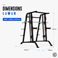 Thumbnail for Insight Fitness Smith Machine & Squat Rack - DR001