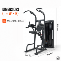 Thumbnail for Insight Fitness SA Series Assisted Chin Up - SA008
