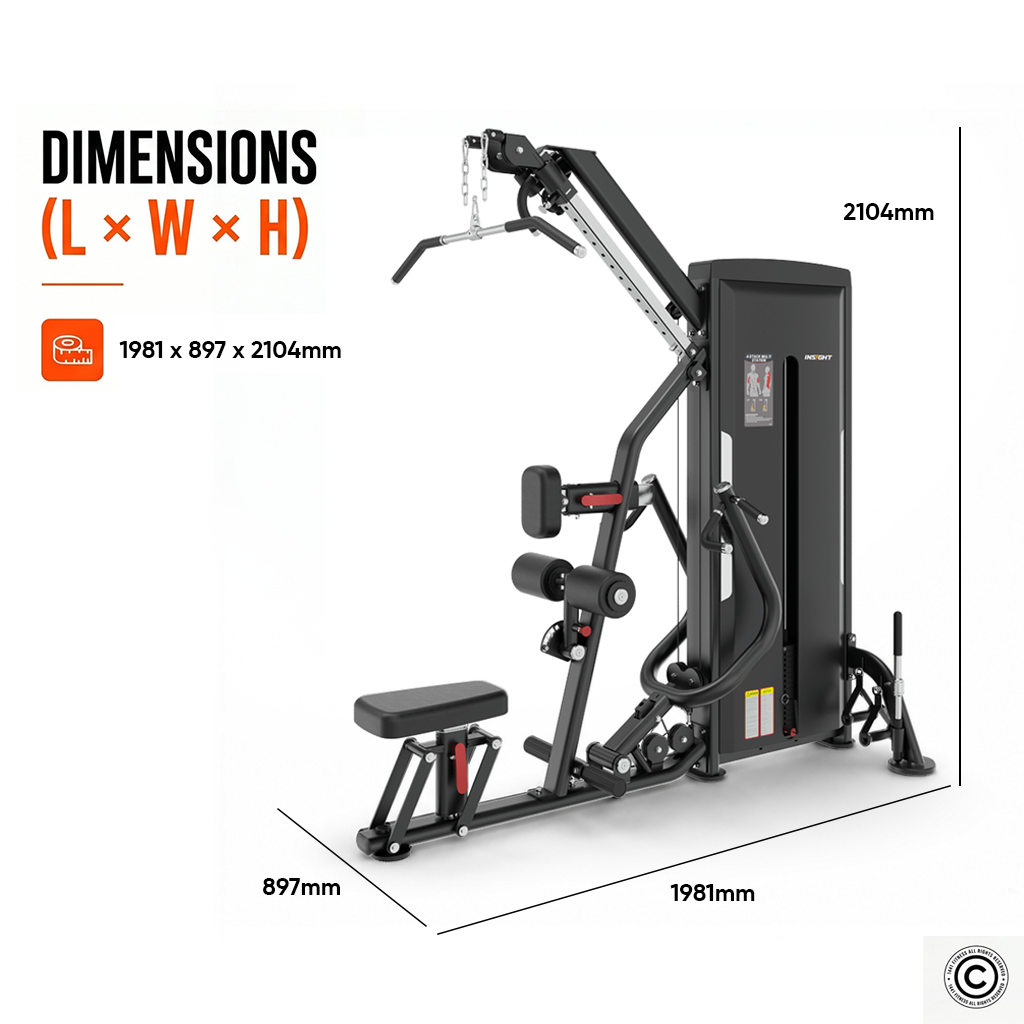 Insight Fitness Adjustable Pull down & Row - SA041