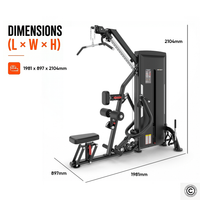 Thumbnail for Insight Fitness Adjustable Pull down & Row - SA041