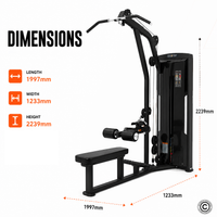Thumbnail for Insight Fitness Lat Pull Down and Mid Row - SA026