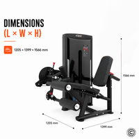 Thumbnail for Insight Fitness Leg Curl & Leg Extension - SA025