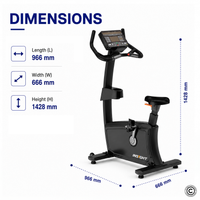 Thumbnail for Insight Fitness Upright Bike - CU6000