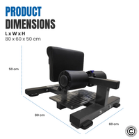 Thumbnail for Sissy Squat Machine 3-in-1 Squat Bench Push-Up, Sit Up squat Machine Ab Workout and Leg Exercise Stand for Home Gym Fitness Training