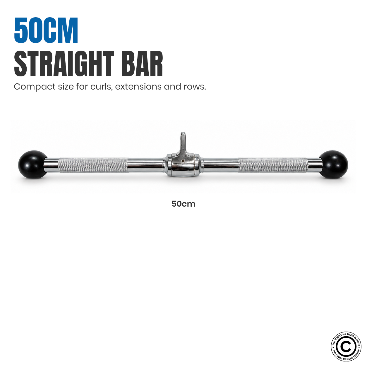Lat Attachment Bicep Bar