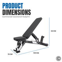 Thumbnail for Flat Incline Bench - A8008