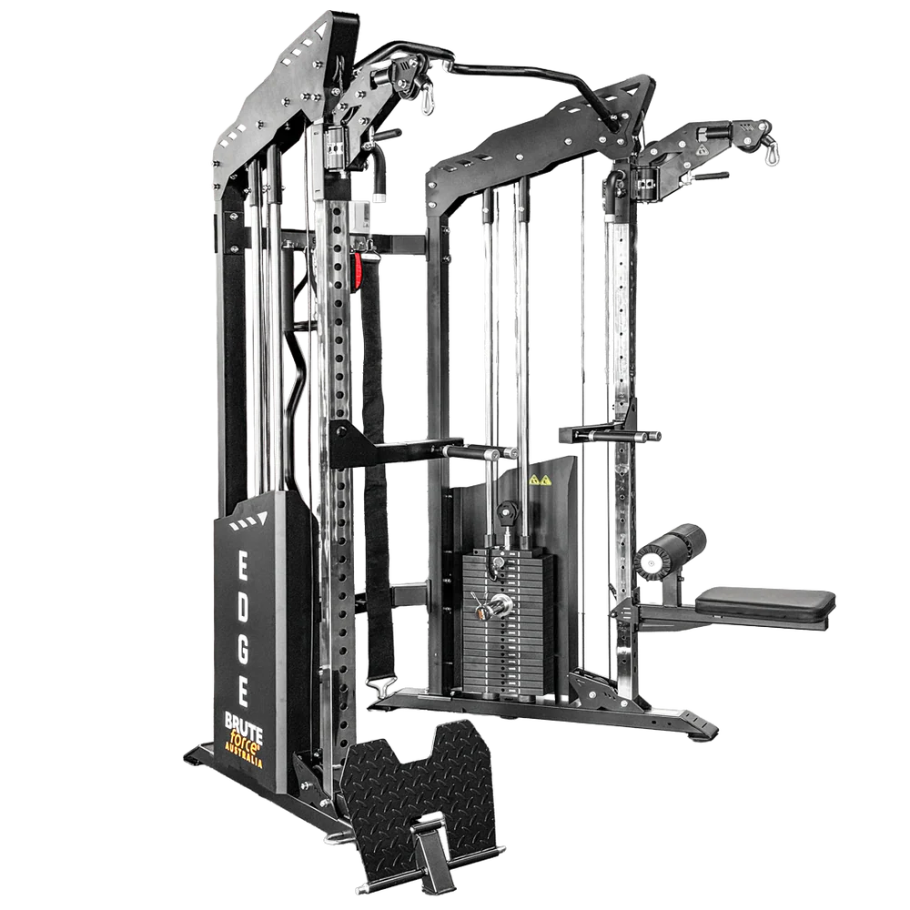 BRUTEforce EDGE Corner Functional Trainer – Dual Cable Machine for Home Gym