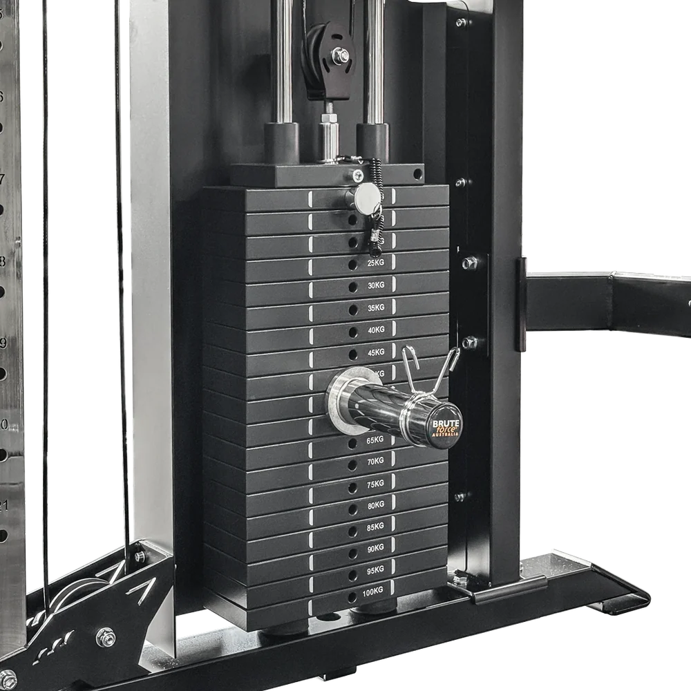 BRUTEforce EDGE Corner Functional Trainer – Dual Cable Machine for Home Gym