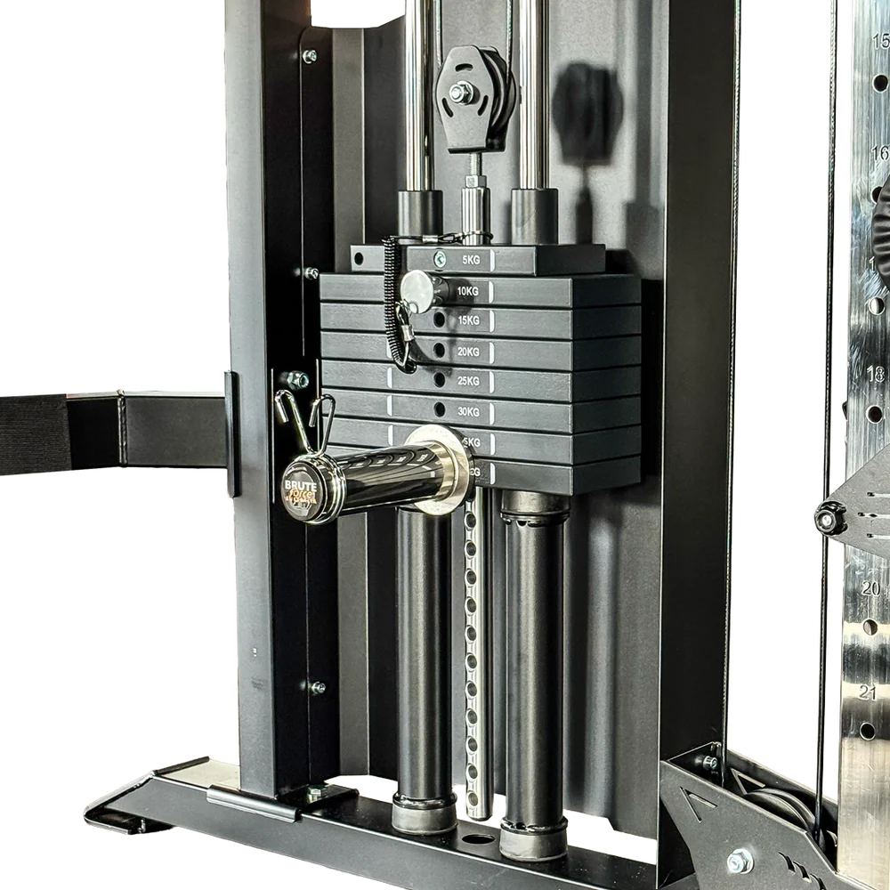 BRUTEforce EDGE Corner Functional Trainer – Dual Cable Machine for Home Gym