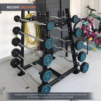 Thumbnail for Fixed Weight Straight PU Barbell - 10 kg to 50 kg