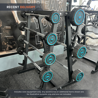Thumbnail for Fixed Weight Straight PU Barbell - 10 kg to 50 kg