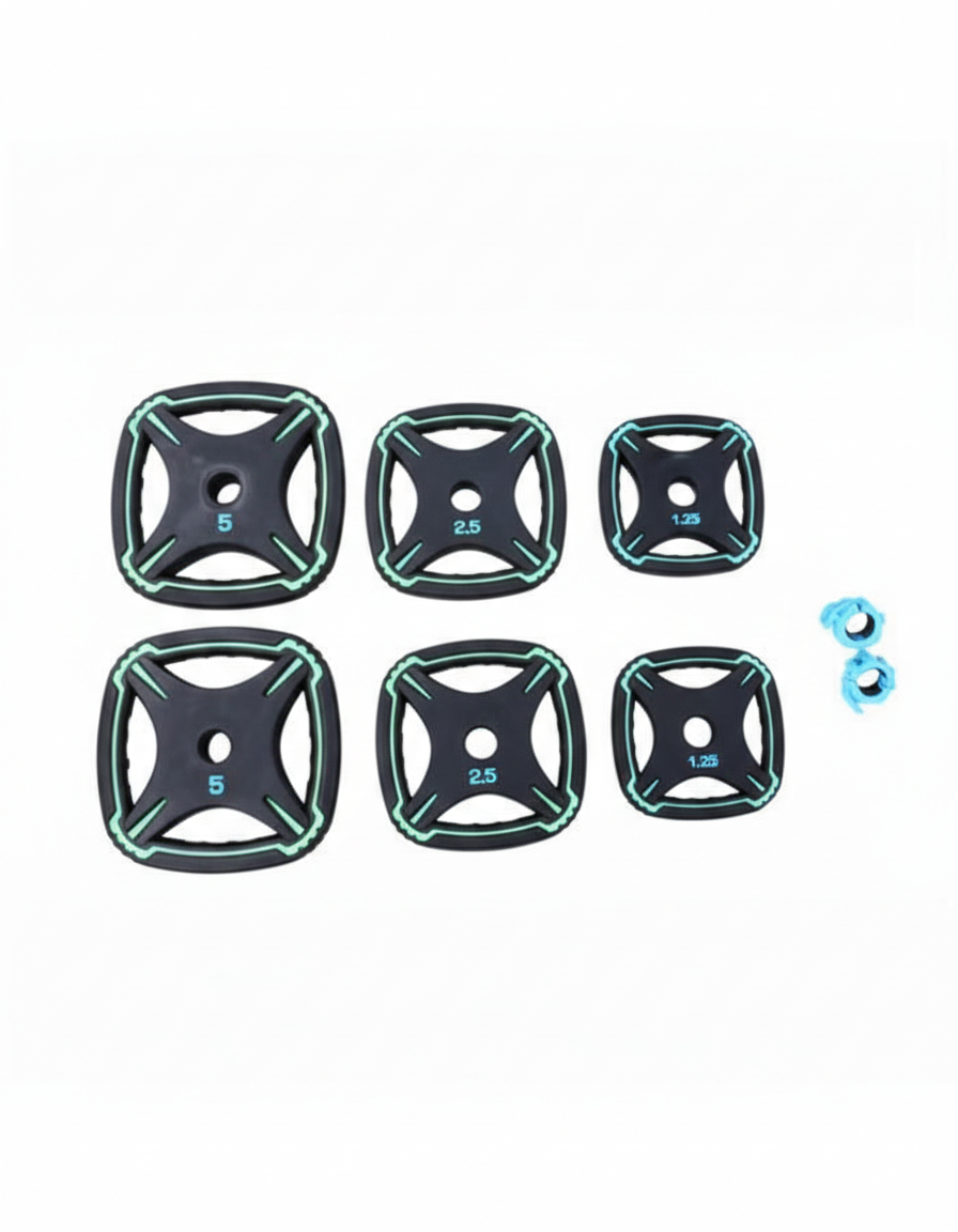 1441 Fitness Body Pump Set Black - 20 KG (Set)