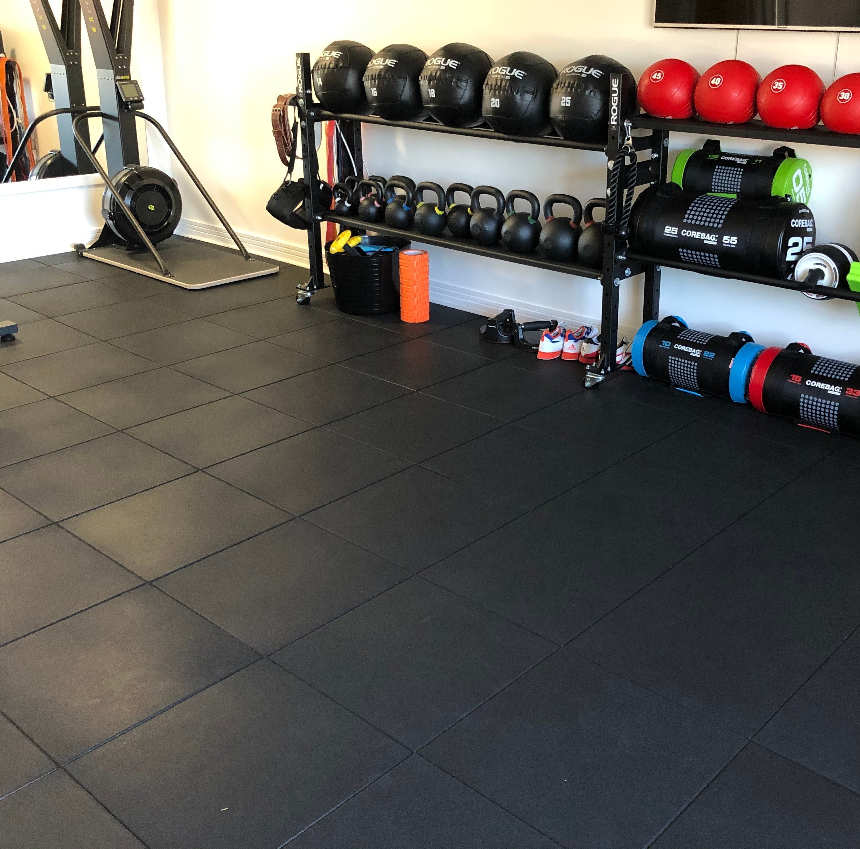 1441 Fitness Heavy Duty Gym Tile 15 mm - 100 x 100 CM | Rubber Flooring